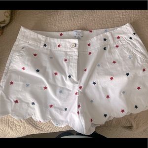 Red/white/blue star print shorts (16)